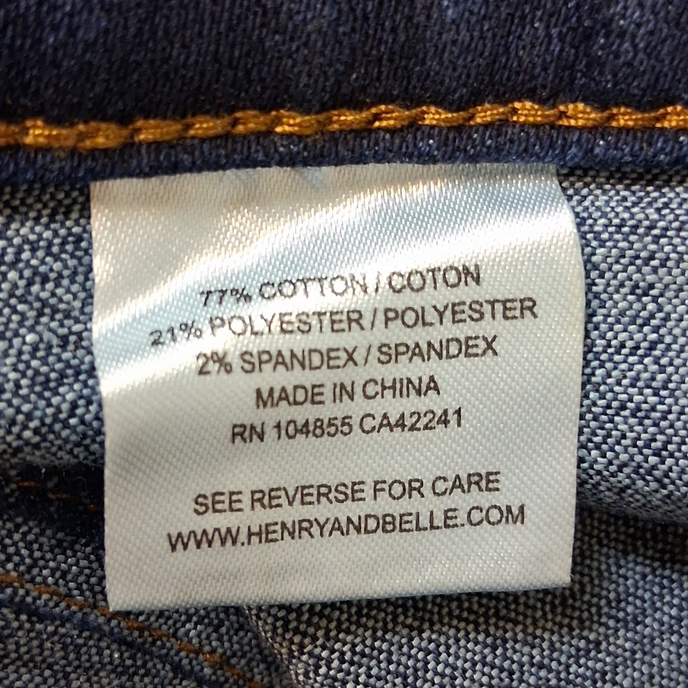 MERITAGE Dark Blue Skinny Women's Jeans SIZE 24.w - Picture 16 of 16